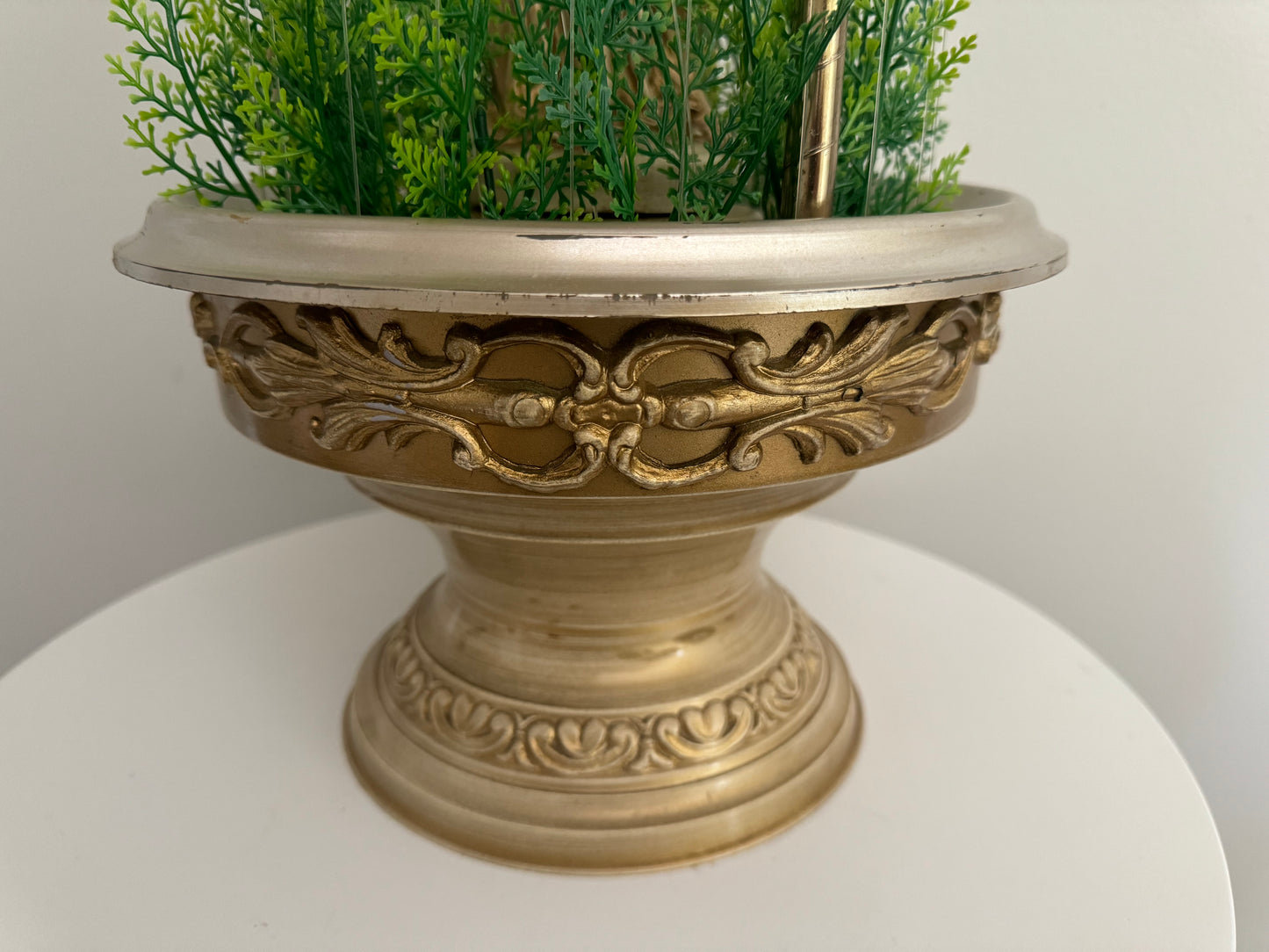 Double Row Nude Goddess Table Top Oil Rain Lamp - Restored Vintage Oil Rain Lamps - Creators Inc - 30" Table Top